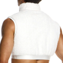 Modus Vivendi Fur Crop Top - White