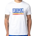 Bike Logo Cotton T-Shirt - White