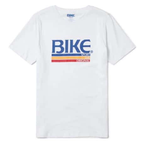 Bike Logo Cotton T-Shirt - White