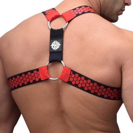 Breedwell Hex Harness - Red