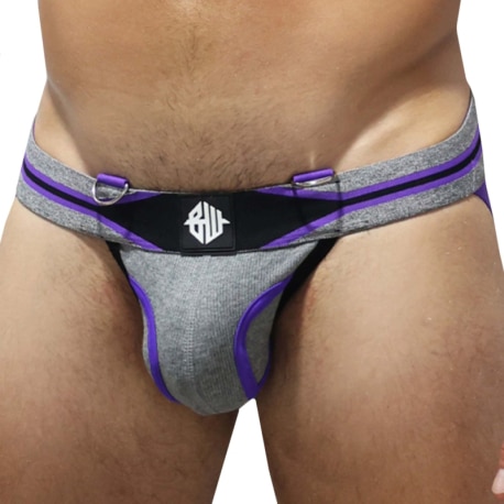 Breedwell Jock Strap New Wave Gris - Violet