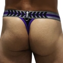 Breedwell New Wave Thong - Black - Purple