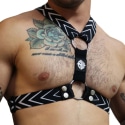 Breedwell Dickmatized Harness - Black - White