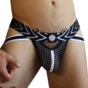 Breedwell Jock Strap Dickmatized Noir - Blanc