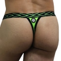 Breedwell Dickmatized Thong - Black - Neon Green