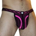 Breedwell Dickmatized Thong - Black - Neon Pink