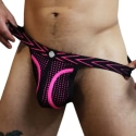 Breedwell Dickmatized Thong - Black - Neon Pink