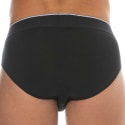 Emporio Armani Megalogo Cotton Briefs - Black