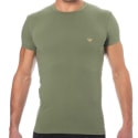 Emporio Armani T-Shirt Shiny Logoband - Olive