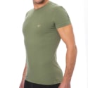 Emporio Armani T-Shirt Shiny Logoband - Olive