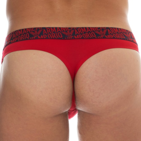 Emporio Armani String Essential Microfiber Rouge