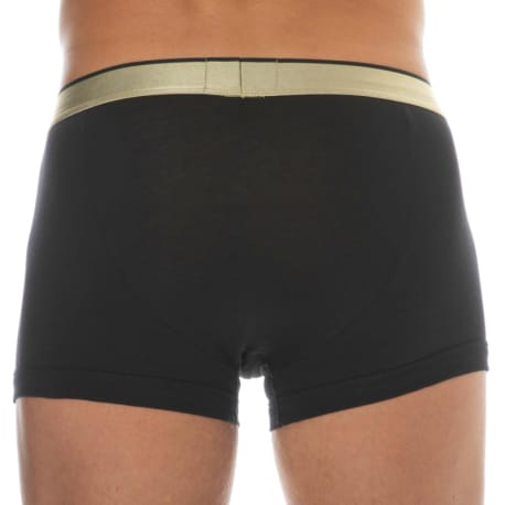 Emporio Armani Boxer Shiny Logoband Coton Noir