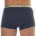 Emporio Armani Boxer Shiny Logoband Coton Bleu Marine