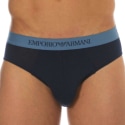 Emporio Armani Pure Cotton Briefs - Navy - Blue