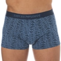 Emporio Armani Boxer Pure Cotton Logo Bleu