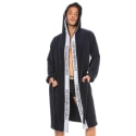 Emporio Armani Micro Sponge Bathrobe with Hood - Navy