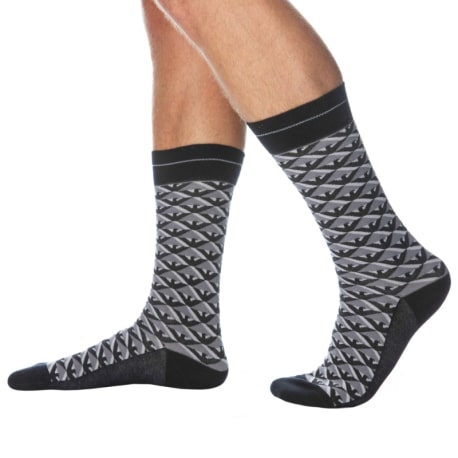 Emporio Armani Gift Box of 3 Socks - Black