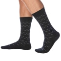 Emporio Armani 3-Pack Casual Cotton Dress Socks - Black