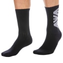 Emporio Armani 3-Pack Sporty Sponge Socks - Black