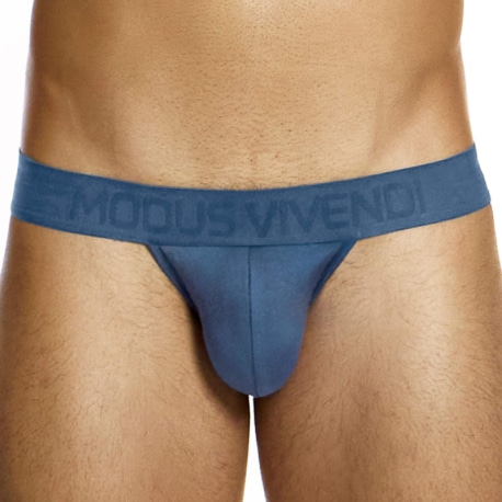 Modus Vivendi Slip Tanga Bamboo Indigo