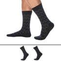 Emporio Armani 3-Pack Casual Cotton Dress Socks - Black