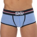 SKU Striped Cotton Trunks - Blue - White