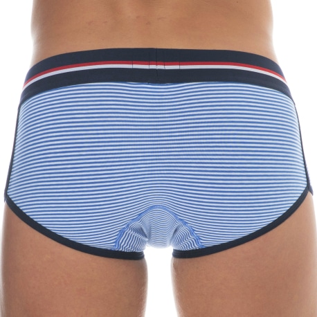 SKU Striped Cotton Trunks - Blue - White