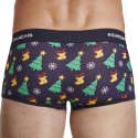 Garçon Français Christmas Kitsch Cotton Trunks - Navy