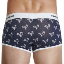 Garçon Français Origami Rooster Cotton Trunks - Navy - White