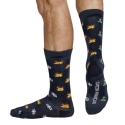 Garçon Français Christmas Kitsch Cotton Dress Socks - Navy