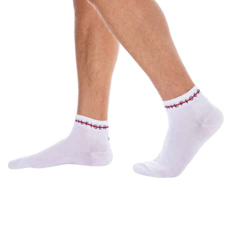 Tommy Hilfiger 2-Pack Iconic Quarter Socks - White