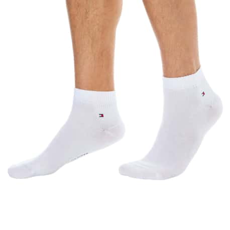 Tommy Hilfiger 2-Pack Iconic Quarter Socks - White