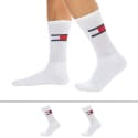 Tommy Hilfiger 2-Pack Flag Sports Socks - White