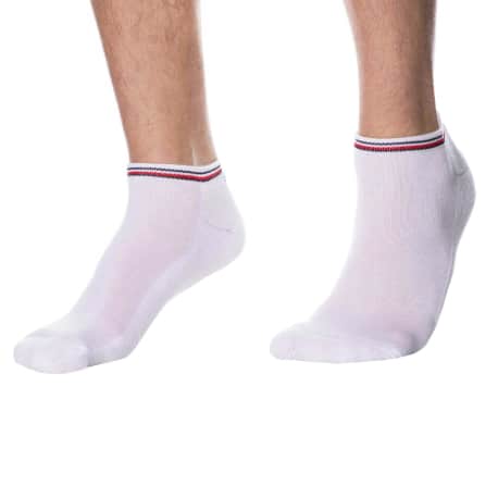 Tommy Hilfiger 2-Pack Iconic Sneaker Socks - White