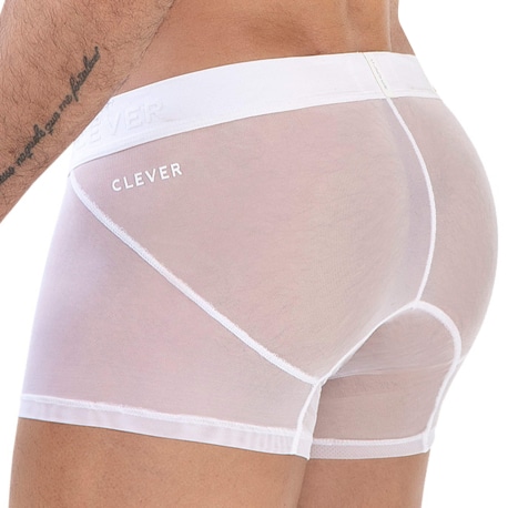 Clever Yin Yang Boxer Briefs - White