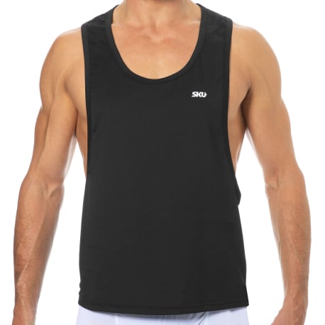 SKU Microfiber Tank Top - Black