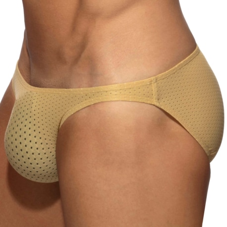 Addicted Fresh Molded Bikini Briefs - Gold