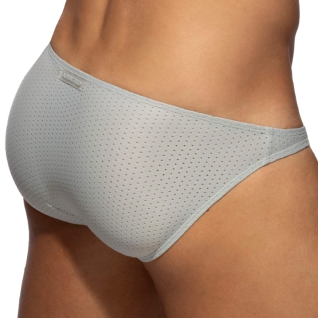 Addicted Fresh Molded Bikini Briefs - Silver