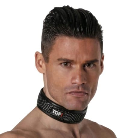 TOF Paris 3D Party Collar - Black - Silver