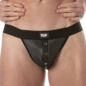 TOF Paris 3D Party Snap Jock - Black - Silver