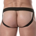 TOF Paris Jock Strap à Boutons-Pression 3D Party - Noir - Argent