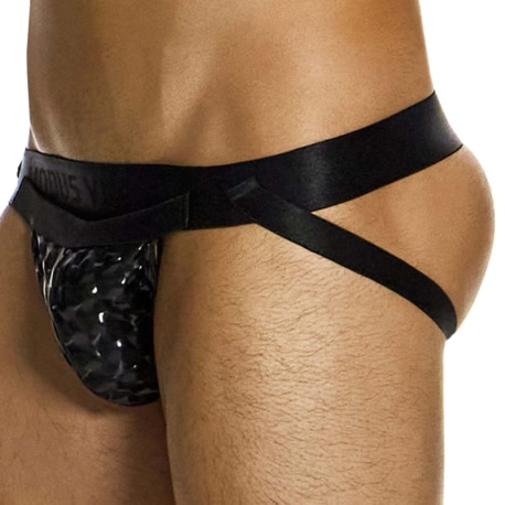 Modus Vivendi Jock Strap Pull Down Holographic Noir