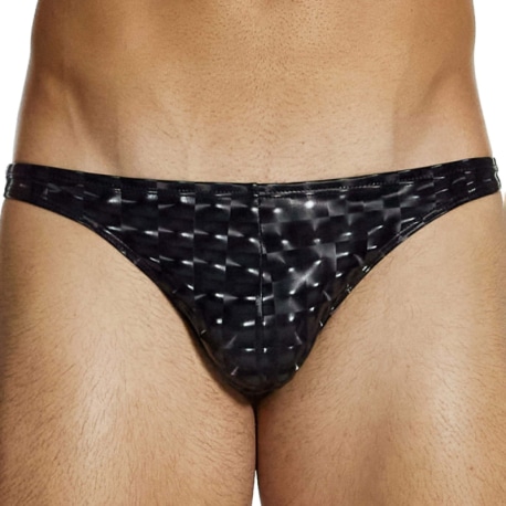 Modus Vivendi Holographic Low Cut Briefs - Black