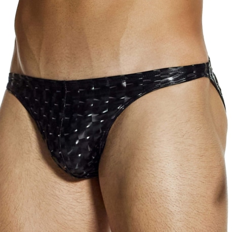 Modus Vivendi Holographic Low Cut Briefs - Black