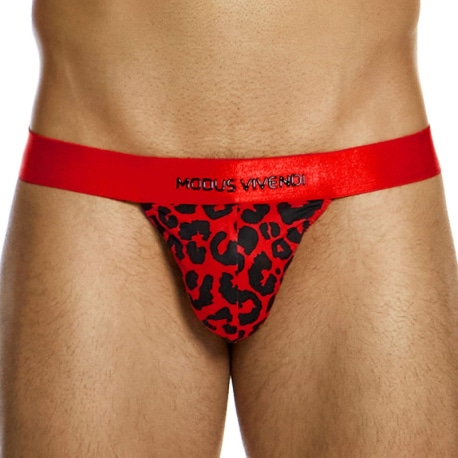 Modus Vivendi String Léopard Rouge