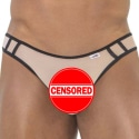 CandyMan Sport Mesh Thong - Beige