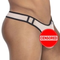 CandyMan Sport Mesh Thong - Beige