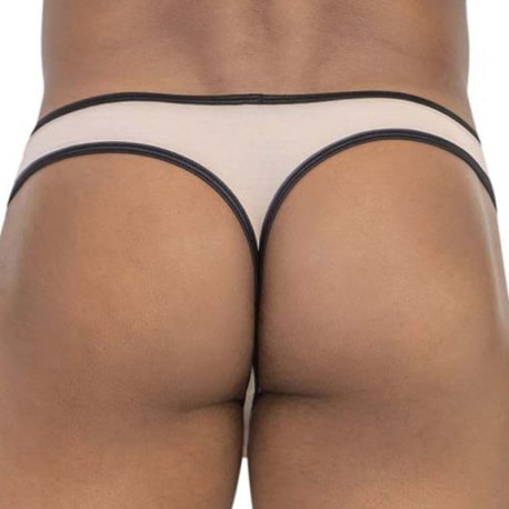 CandyMan Sport Mesh Thong - Beige