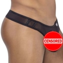 CandyMan Sport Mesh Thong - Black