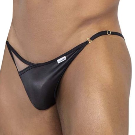 CandyMan Peekaboo Bikini Briefs - Black